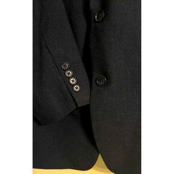 Brooks Brothers 346 Stretch Suit Men's 45L Blazer Jacket Charcoal Pants 38/31 - Picture 3 of 13